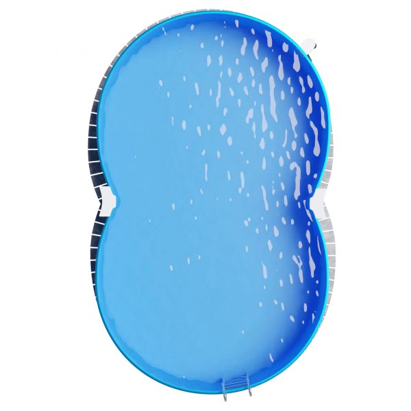 Piscina Fuori Terra Acciaio NEPOEASY Kit Completo a forma di otto
