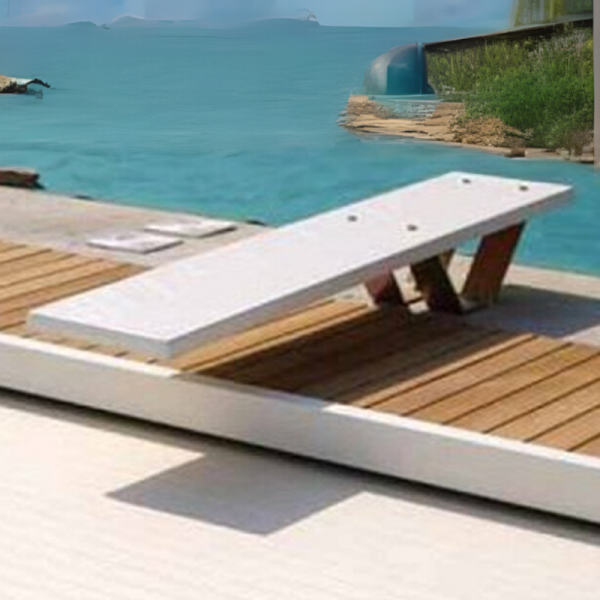 Trampolino Piscina modello Ulisse completo di ancoraggio