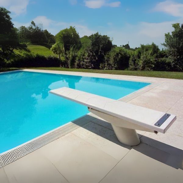 Trampolino Piscina modello KANGURO completo di ancoraggi