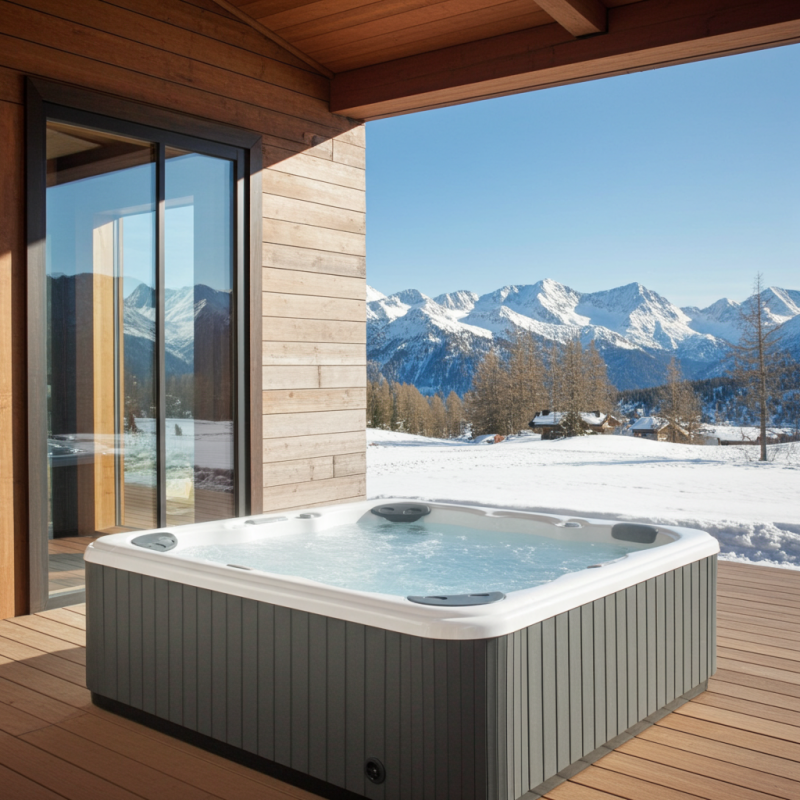 Vasca Idromassaggio da esterno SPA ORCHIDEA - 3 posti