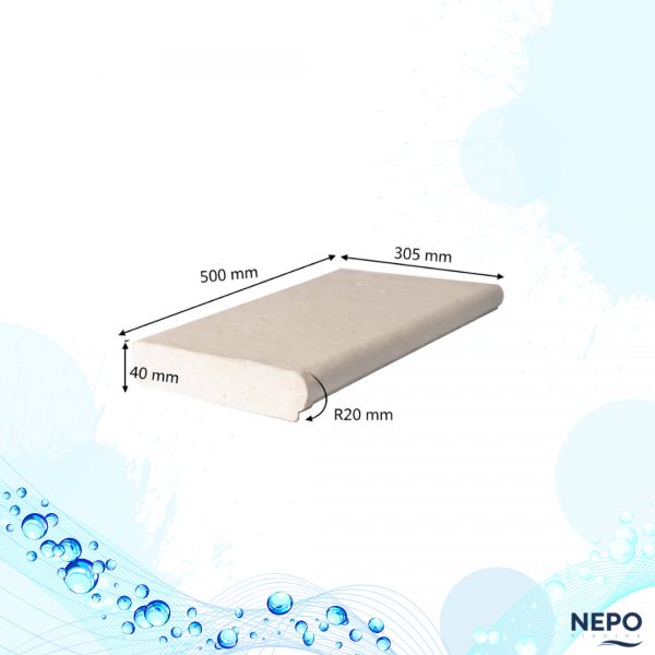 Bordo Piscina effetto pietra naturale Giada by Nepo