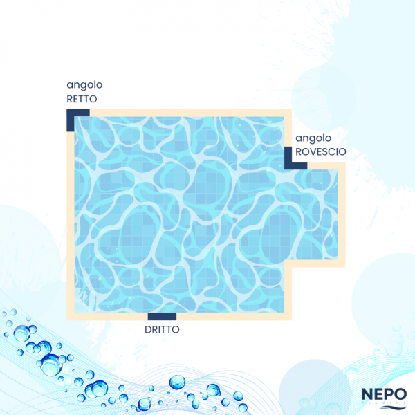 Bordo Piscina effetto pietra naturale Giada by Nepo