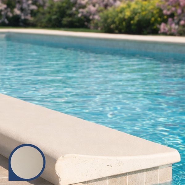 Bordo Piscina in Pietra Sagomato Rose by Nepo