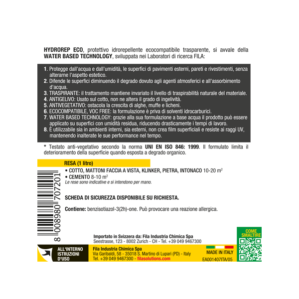 Impermeabilizzante per piscina HYDROREP ECO