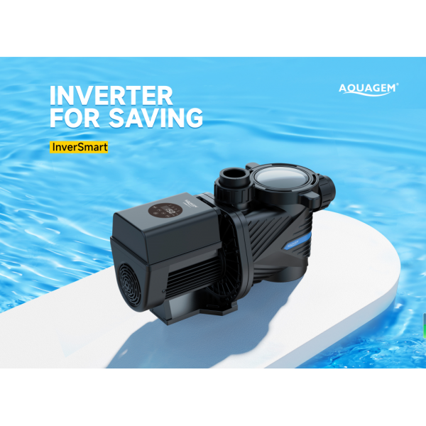 Pompa di filtrazione per piscina a velocità variabile AQUAGEM InverSmart