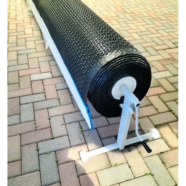 Rullo Avvolgitore Telo Piscina DELUXE Premium per piscine interrate da 7,50 m di larghezza