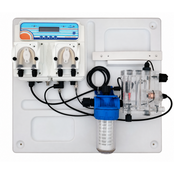 Pompa Dosatrice Cloro Libero e PH con sonda Easy Pannel