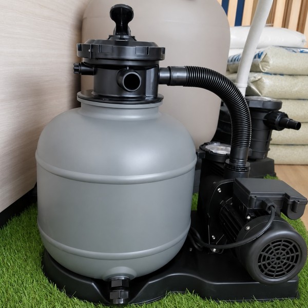 Filtro a sabbia piscina EASY 30 con pompa e valvola 6 vie