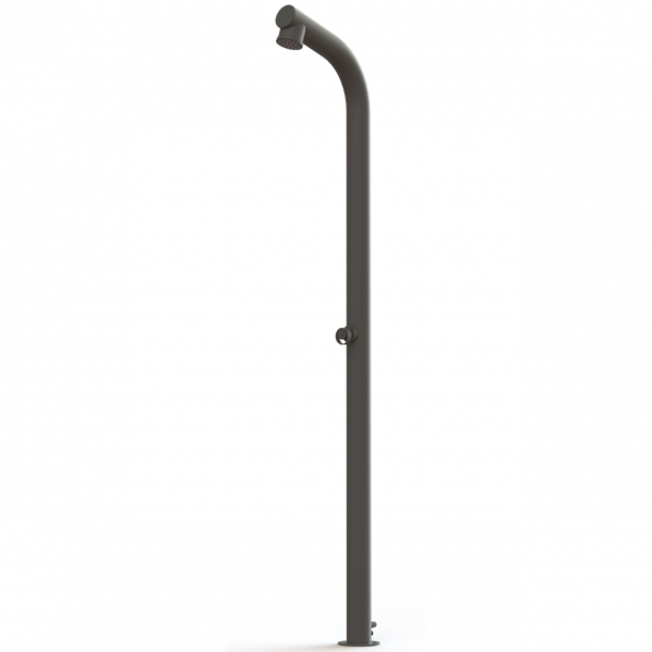 Doccia Solare NADI AMA Luxury Shower in Acciaio Inox Antracite – 15 Litri