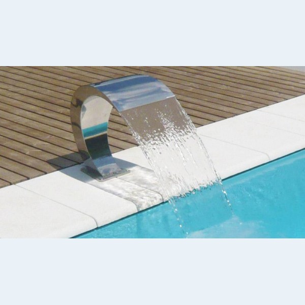 Cascata Mini BALI inox 316 lucida per piscina