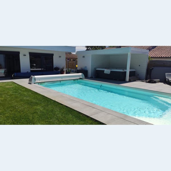 Copertura Piscina Tapparella EVODECK EC per Piscine Rettangolari
