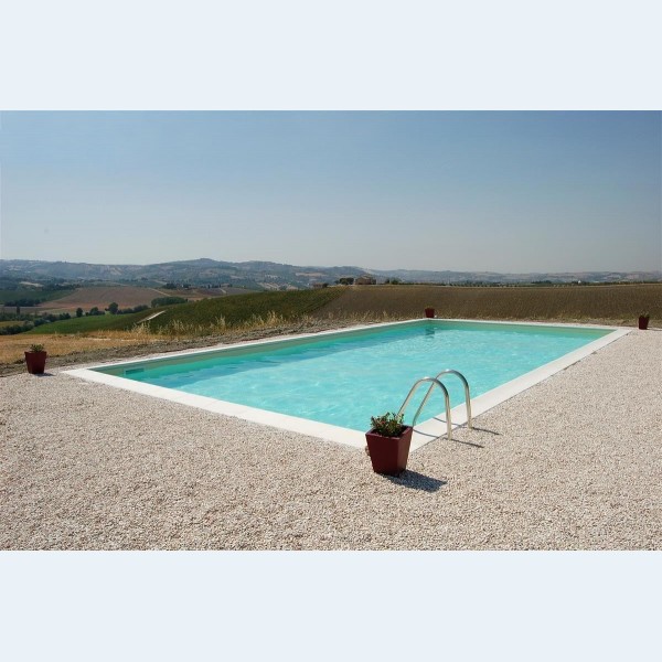 Piscina Interrata Rettangolare in Casseri NEPOBLOCK 8x4mt