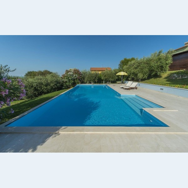 Piscina Interrata in Casseri Polistirolo NEPOBLOCK 6x3mt Scala Romana - Kit Completo