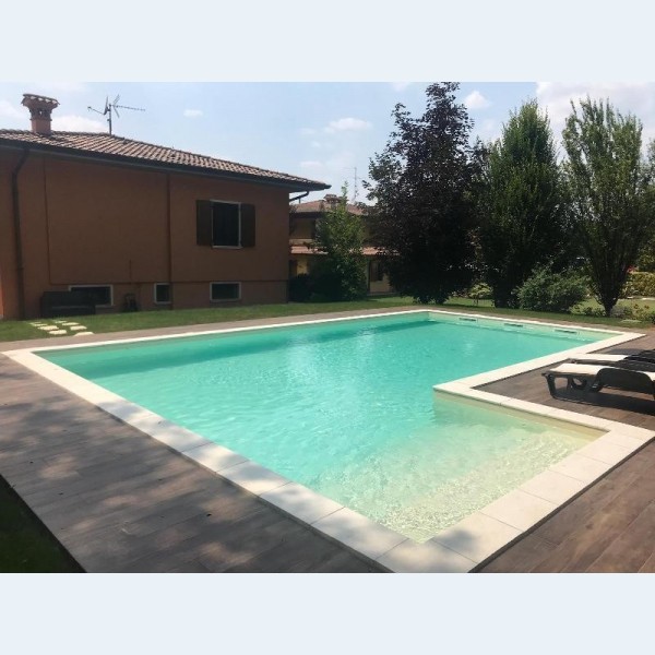 Piscina Interrata in Casseri Polistirolo NEPOBLOCK 6x3mt Scala Romana - Kit Completo