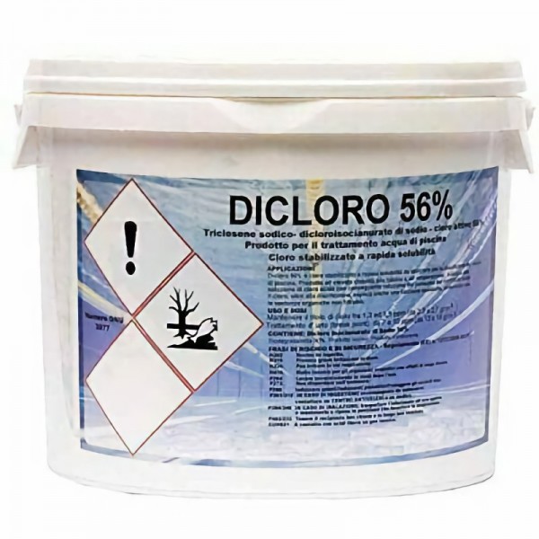 DICLORO 56 GRANULARE per trattamento acqua piscina by ARAL