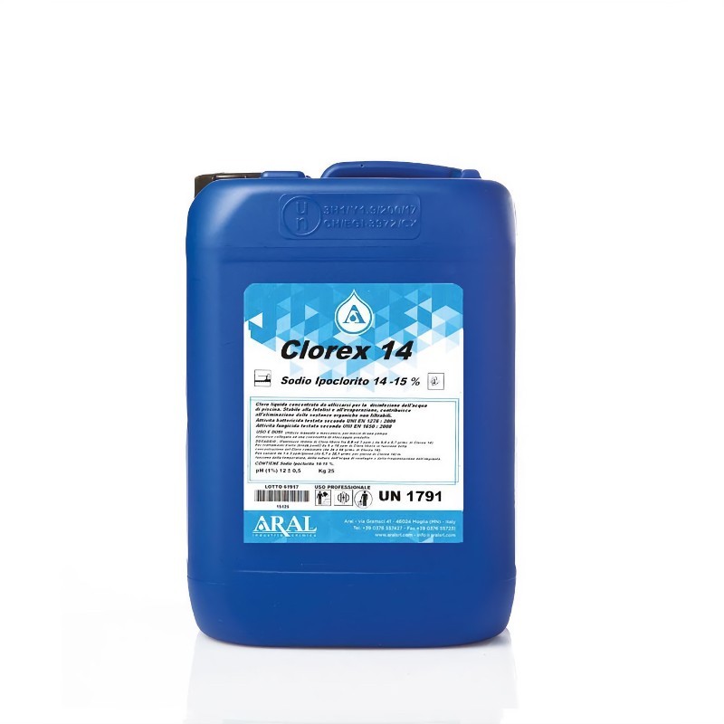 Cloro liquido per Piscine CLOREX 14 by Aral Cloro liquido per Piscine CLOREX 14 by Aral