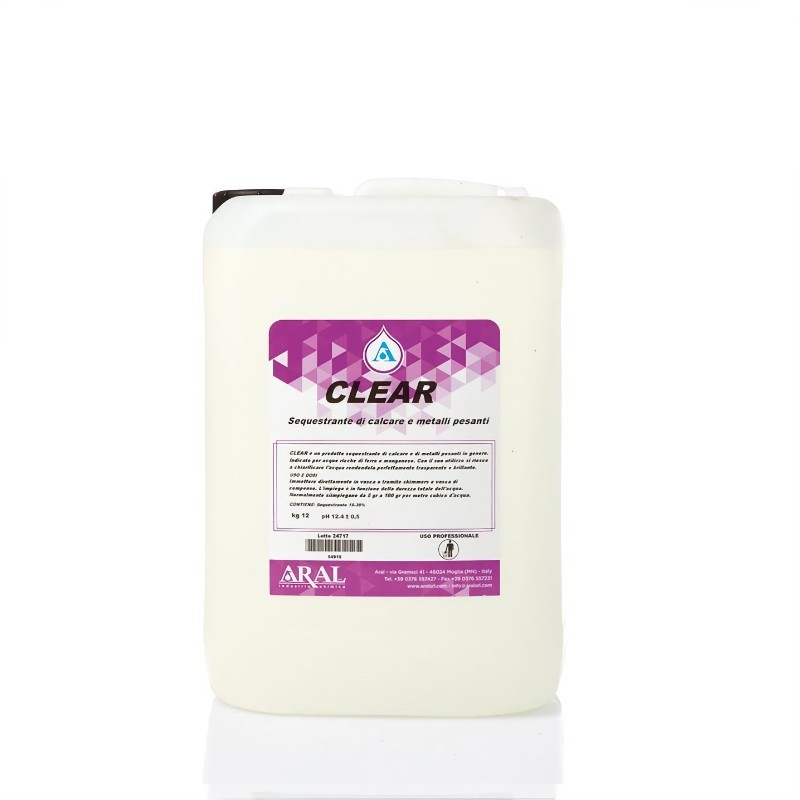 Sequestrante Metalli Piscina CLEAR by Aral Sequestrante Metalli Piscina CLEAR by Aral