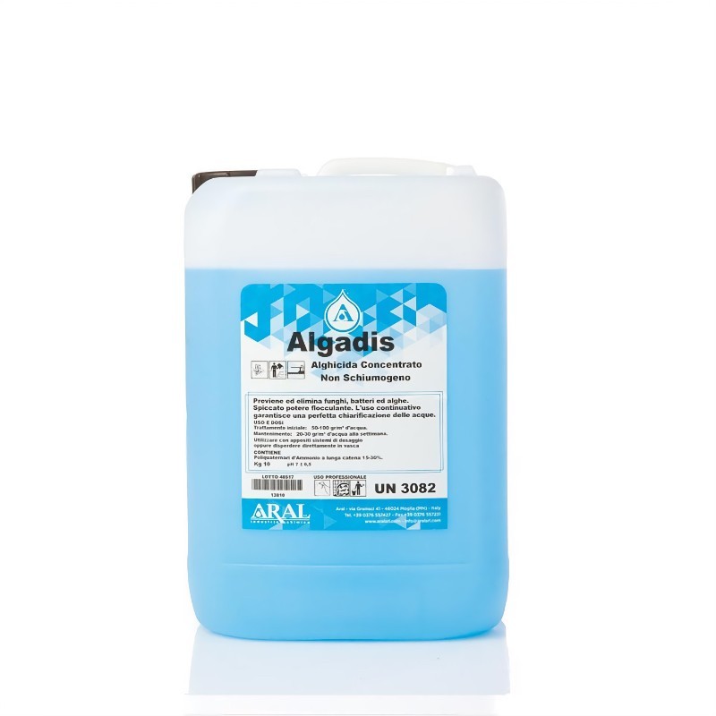 Antialghe Piscina Concentrato non schiumogeno ALGADIS Antialghe Piscina Concentrato non schiumogeno ALGADIS
