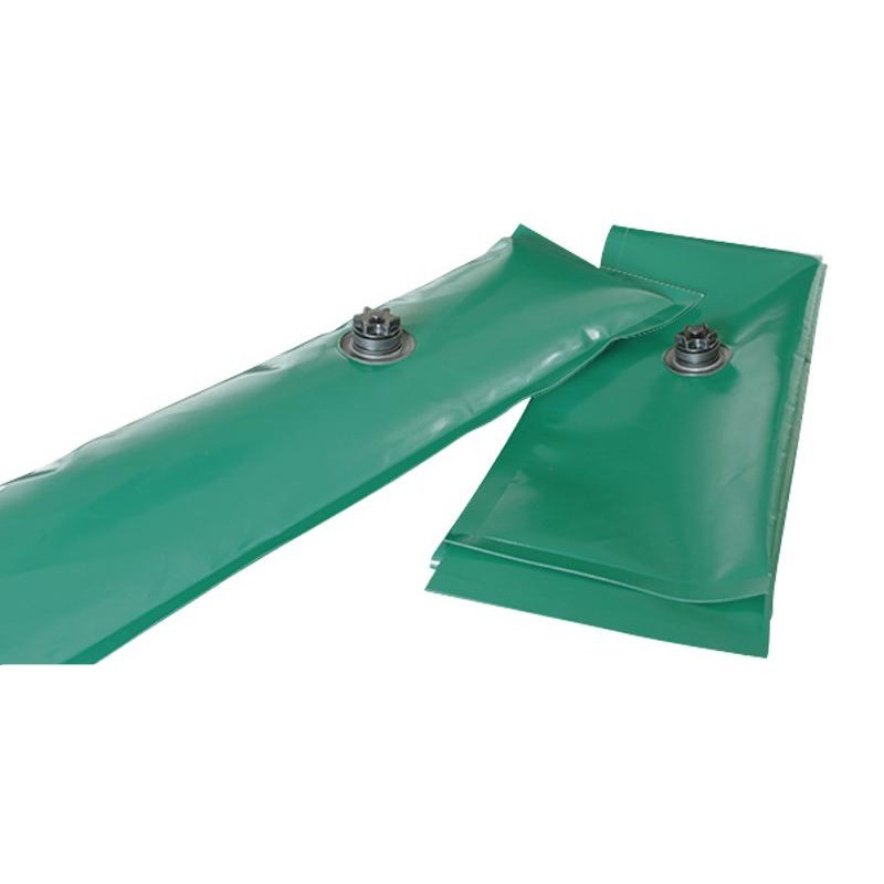 Salsicciotti per Piscina Tubolare VERDE in Pvc Armato 650 gr/m² con tappo a vite