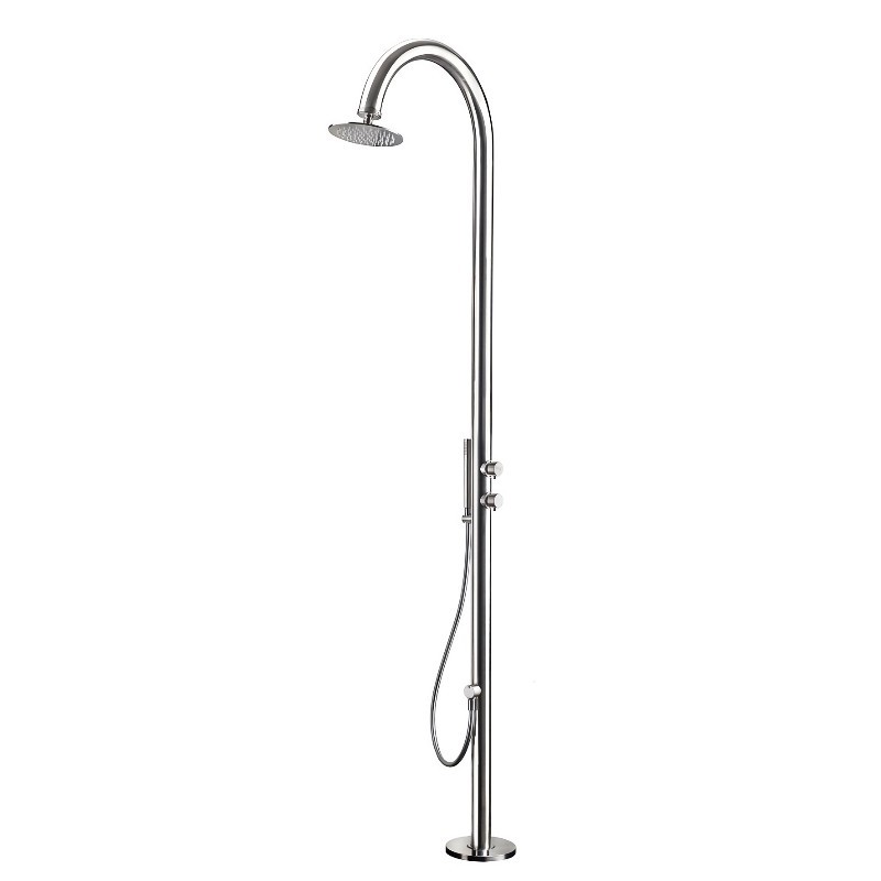 Acquastilla 115636 Doccetta A Pulsante Per Doccia - Colore Nero, Multicolore - 1 Pezzo