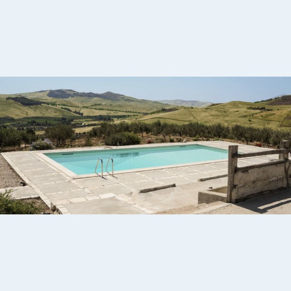 Piscina Interrata Rettangolare 6x3 Pannelli Acciaio MAGNELIS NEPOSTEEL Kit Completo