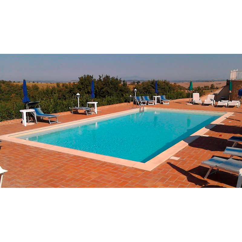 Piscina Interrata Rettangolare in Pannelli d'acciaio MAGNELIS® NEPOSTEEL 8x4 m - Kit Completo Piscina Interrata Rettangolare in Pannelli d'acciaio MAGNELIS® NEPOSTEEL 8x4 m - Kit Completo
