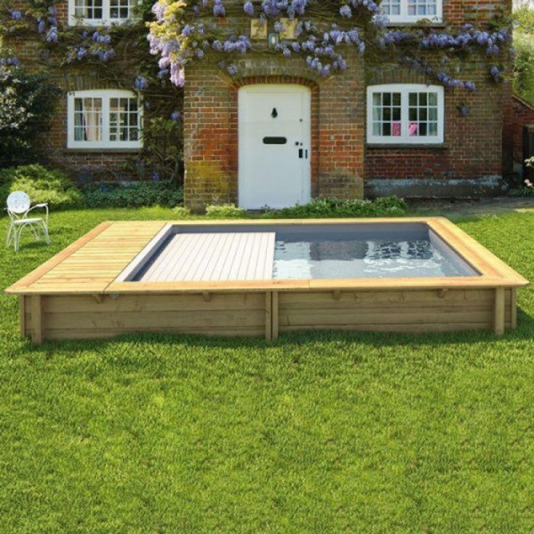 Piscina in legno fuori terra NEWYORK 4,20 x 3,50 h 1,33 m