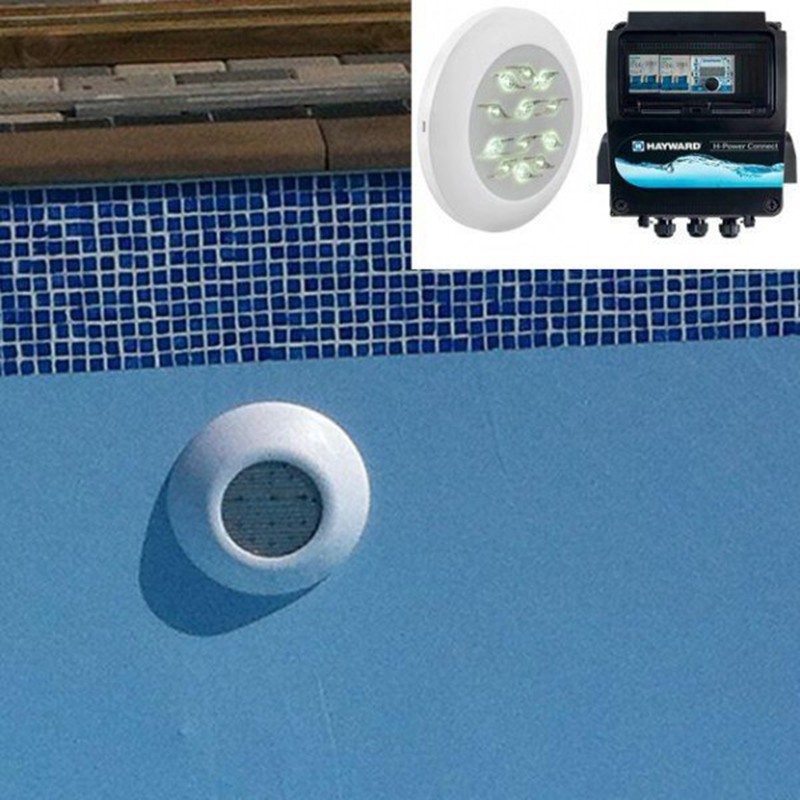 Luce Led per Piscina 1 faro con 12 led bianchi - Optionals NATURALIS