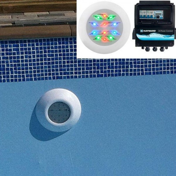 Luce Led per Piscina 1 faro con 12 led RGB - Optionals NATURALIS