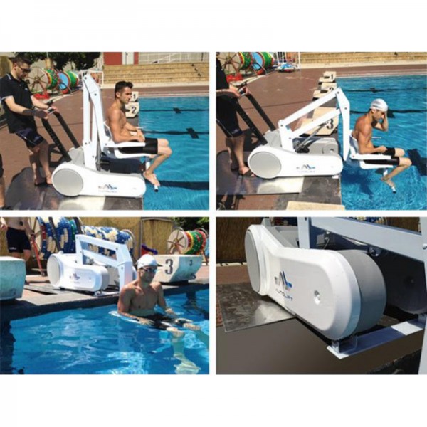 Sollevatore per Disabili da Piscina I-SWIM con ruote