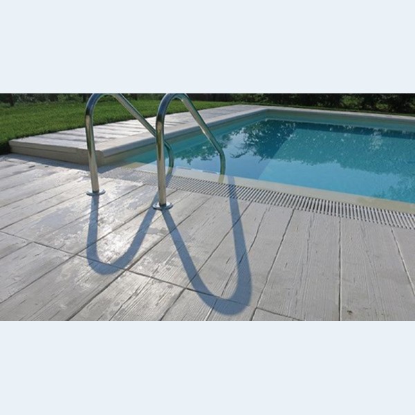 Pavimento Piscina effetto LEGNO by AUTENTIKA