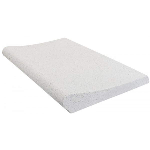 Bordo standard dritto bianco sabbiato | NEPO