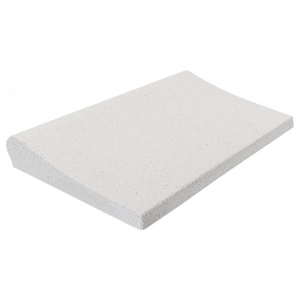 Bordo standard dritto bianco sabbiato | NEPO