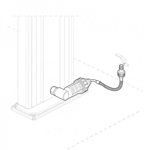 Kit Filtro Anticalcare Doccia in alluminio by Arkema