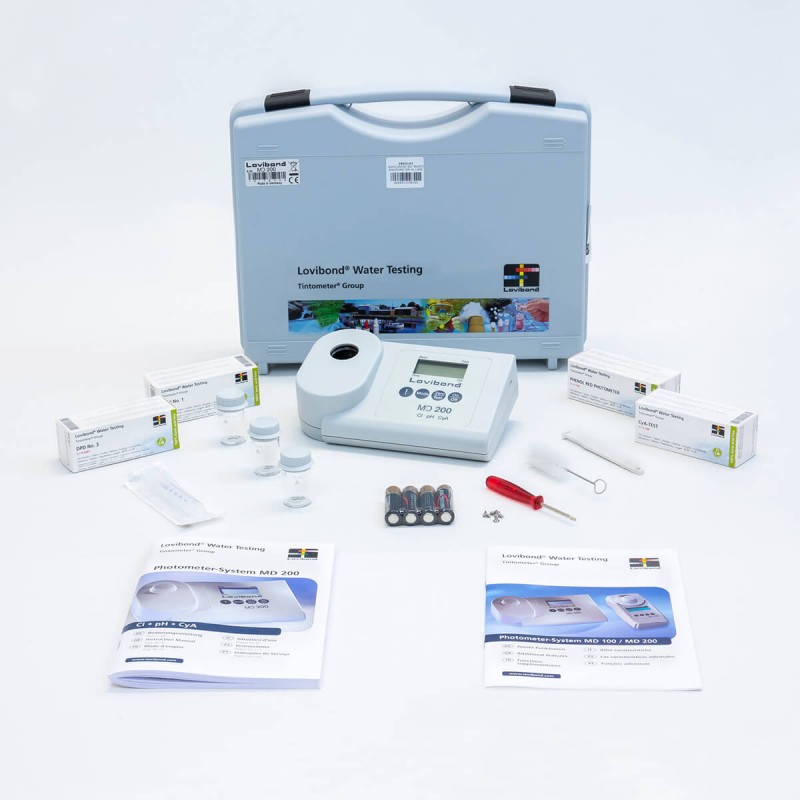 Water ID PoolLab 1.0 Photometer Fotometro Cloro, Alcalinità, pH