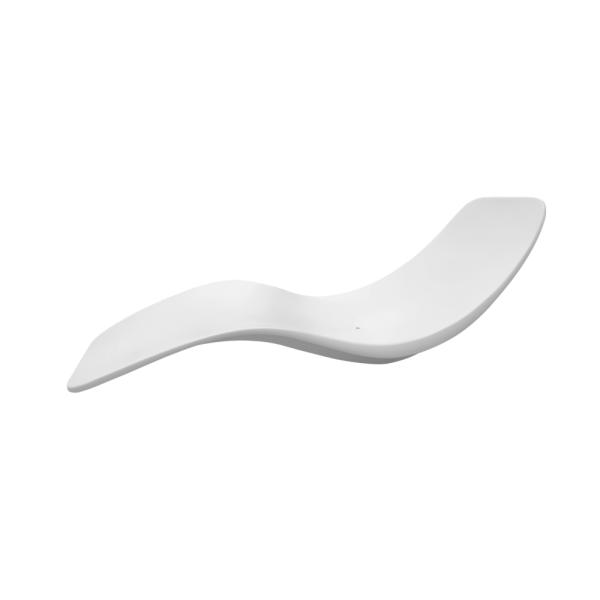 Lettino prendisole CHAISE LONGUE in fibra di vetro ANTARES