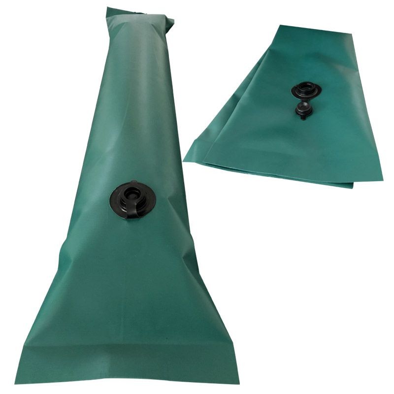 Salsicciotti per Piscina Tubolare VERDE in Pvc Armato 600 gr/m² con tappo a pressione