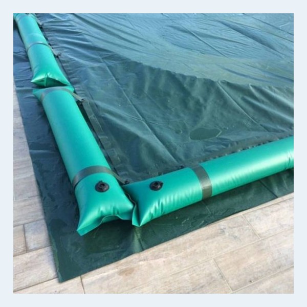 Salsicciotti per Piscina Tubolare VERDE in Pvc Armato 600 gr/m² con tappo a pressione