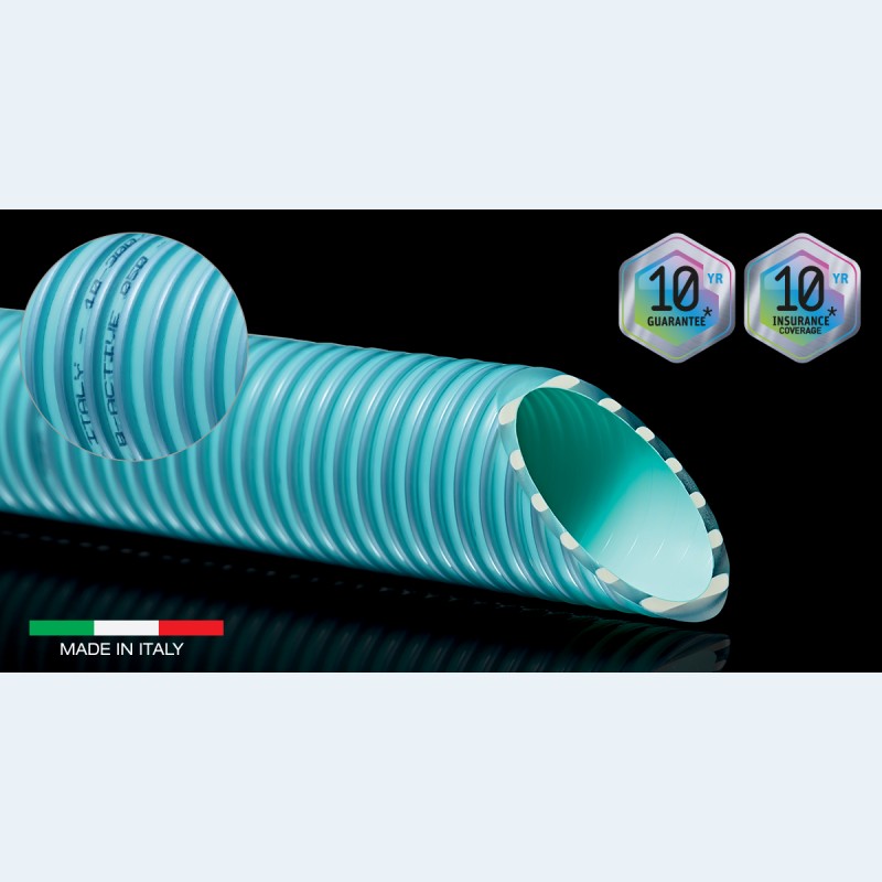 Tubo Piscina Spiralato Flessibile In PVC FITT B-Active Flex