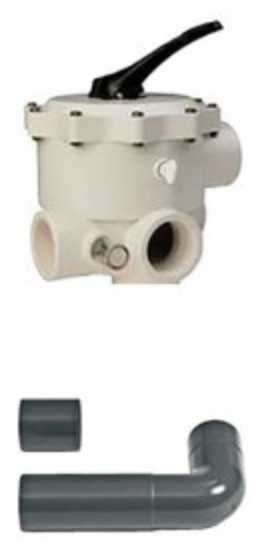 VALVOLA SIFONE CON RUBINETTO DI SCARICO E 2 CURVE DM. MM. 80 - Foto 8