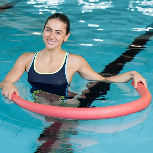 Tubo galleggiante NOODLE-Piscina Fitness | rosa