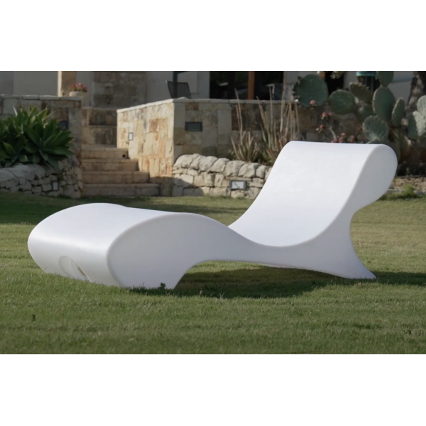 Lettino prendisole CHAISE LONGUE in polietilene ANDROMEDA