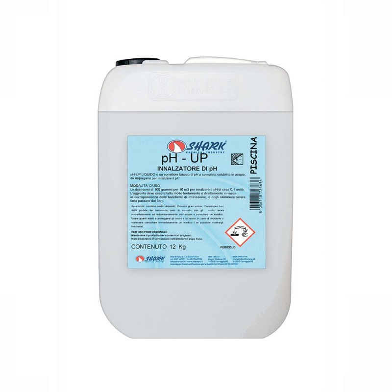 Correttore pH Piscine liquido pH-UP 12 kg