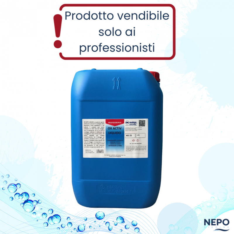 Ossigeno Attivo Piscina - Ox Activ liquido - 25kg Ossigeno Attivo Piscina - Ox Activ liquido - 25kg