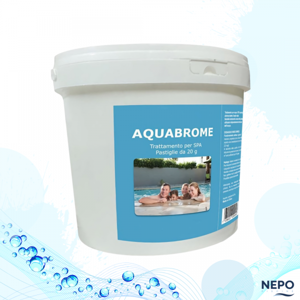 Bromo piscina disinfettante in pastiglie da 20 gr