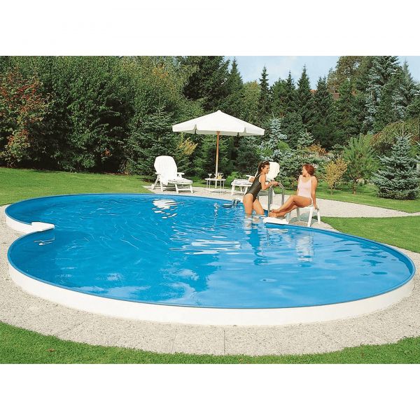 Piscina Fuori Terra Acciaio NEPOEASY Kit Completo a forma di otto